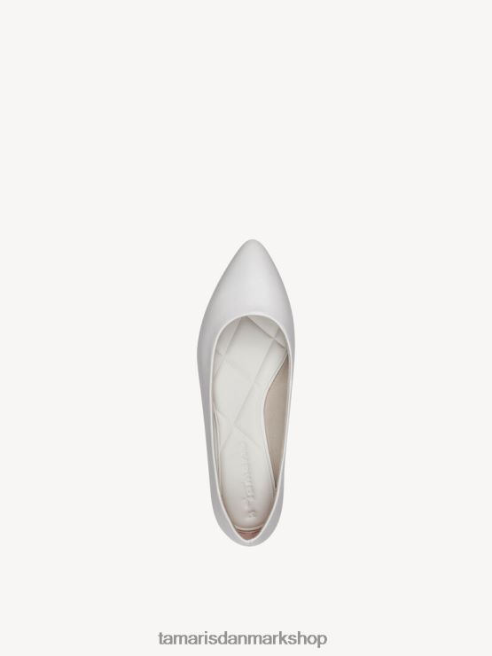 Tamaris Kvinder ballerina - hvid/hvid mat XVXV8T1210 sko