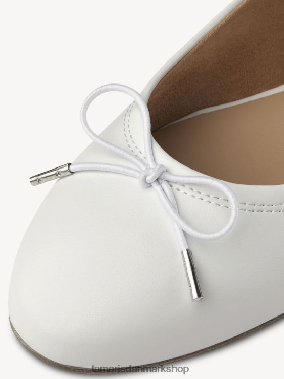 Tamaris Kvinder ballerina - hvid/hvid mat XVXV8T1218 sko