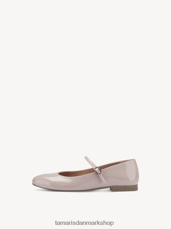 Tamaris Kvinder ballerina - rose/rose patent XVXV8T1948 sko