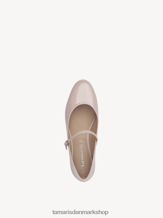 Tamaris Kvinder ballerina - rose/rose patent XVXV8T1948 sko