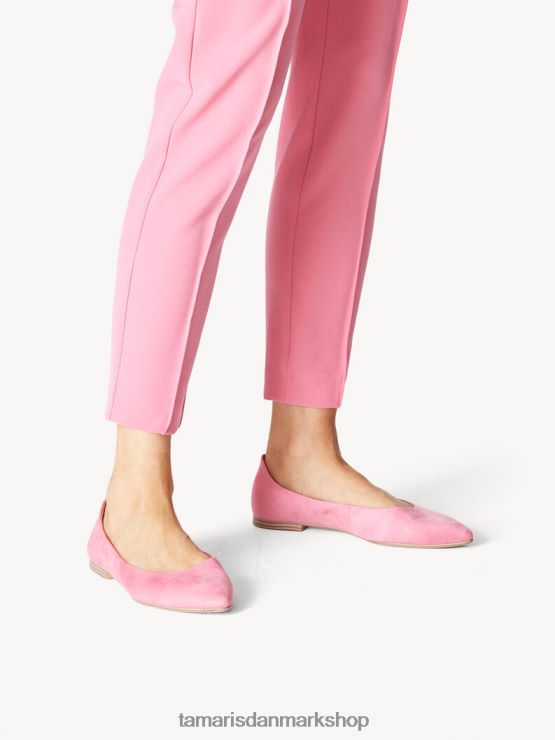 Tamaris Kvinder ballerina - rose/slik XVXV8T1135 sko
