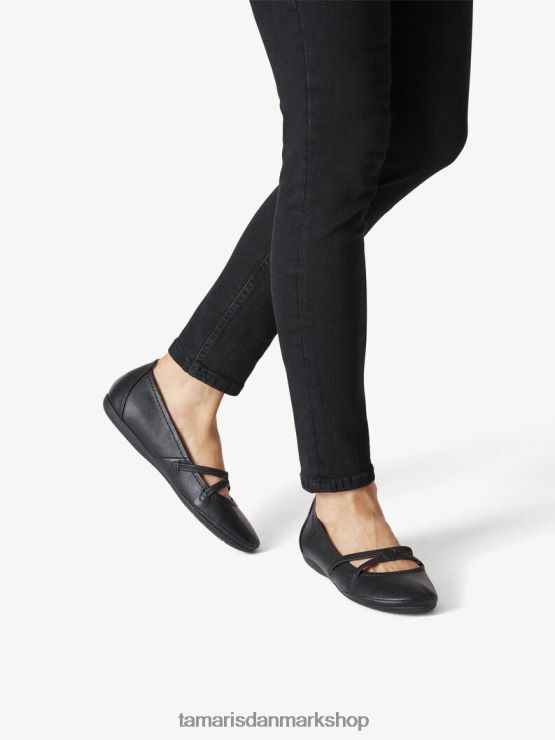Tamaris Kvinder ballerina - sort XVXV8T1111 sko
