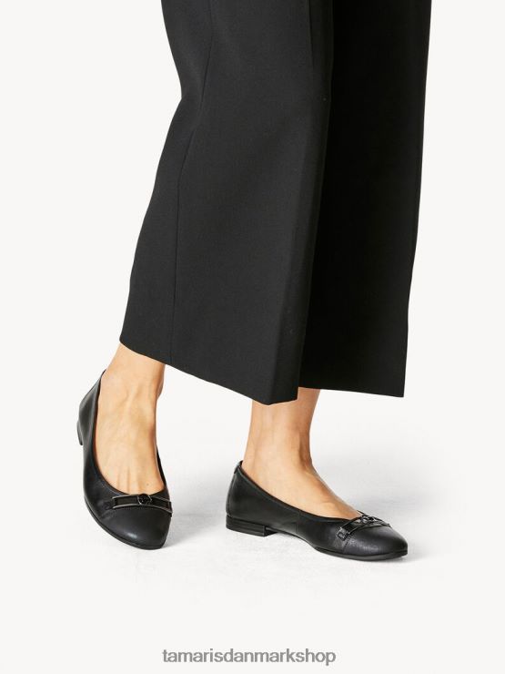 Tamaris Kvinder ballerina - sort XVXV8T1317 sko