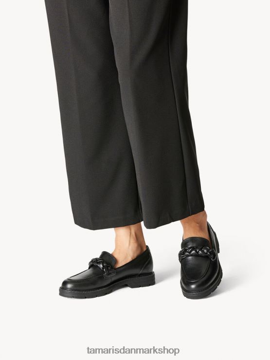 Tamaris Kvinder hjemmesko - sort/sort læder XVXV8T2116 sko