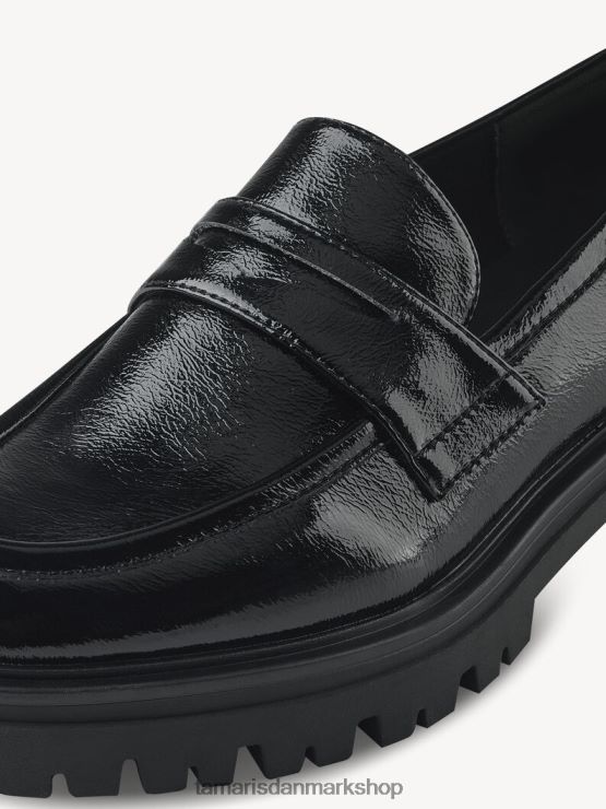 Tamaris Kvinder hjemmesko - sort/sort patent XVXV8T1000 sko