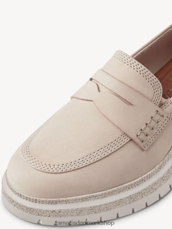 Tamaris Kvinder læder hjemmesko - beige/elfenben XVXV8T1416 sko