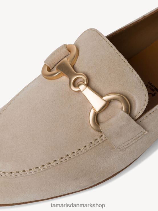 Tamaris Kvinder læder hjemmesko - beige/elfenben XVXV8T2326 sko