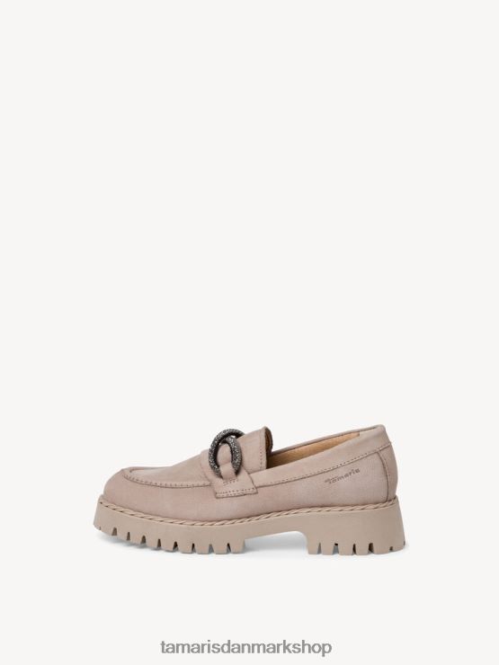 Tamaris Kvinder læder hjemmesko - beige/taupe XVXV8T1447 sko