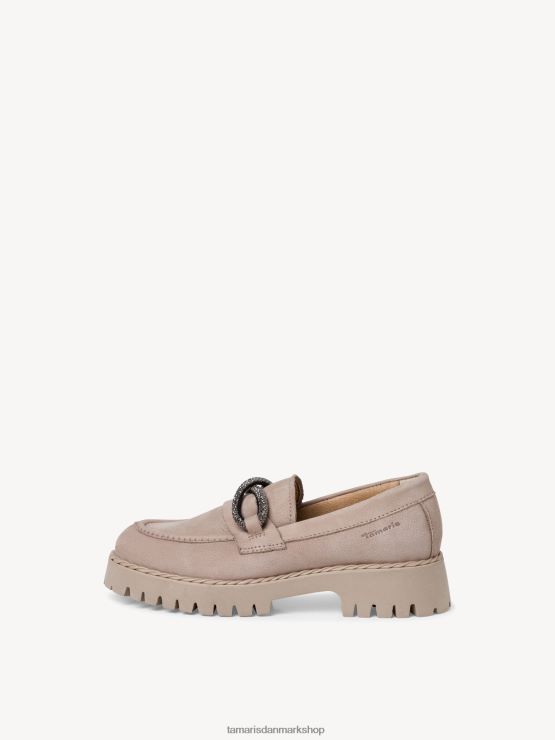 Tamaris Kvinder læder hjemmesko - beige/taupe XVXV8T1447 sko