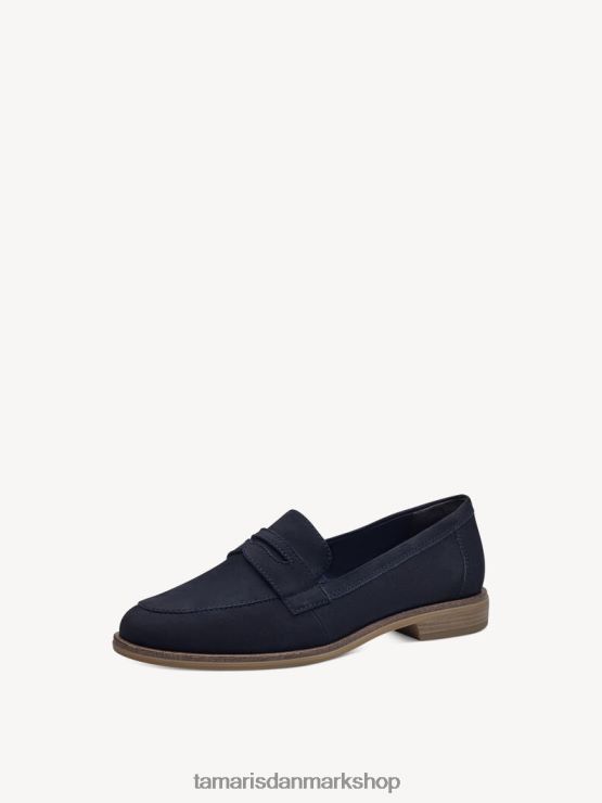 Tamaris Kvinder læder hjemmesko - blå/marineblå nubuc XVXV8T1165 sko