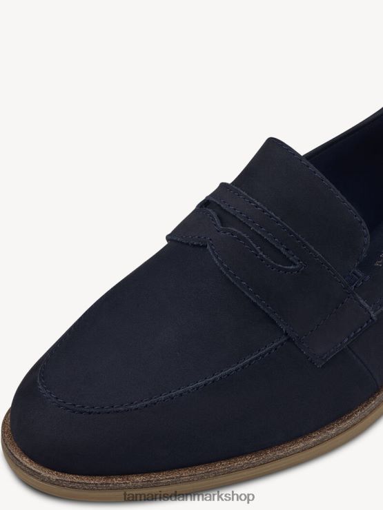 Tamaris Kvinder læder hjemmesko - blå/marineblå nubuc XVXV8T1165 sko