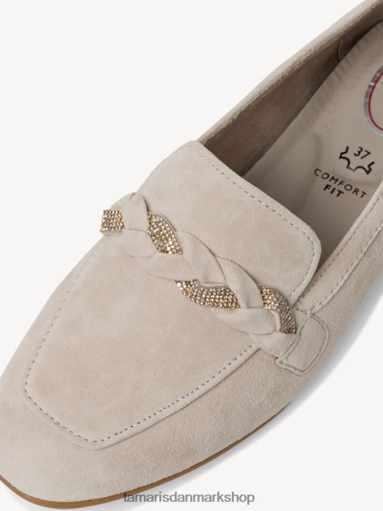 Tamaris Kvinder læder hjemmesko - brun/taupe XVXV8T1450 sko