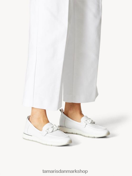 Tamaris Kvinder læder hjemmesko - hvid/hvid læder XVXV8T1677 sko