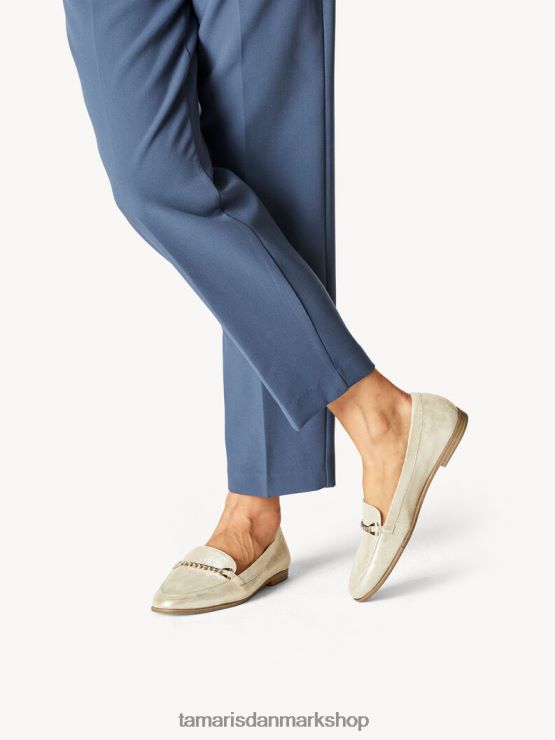 Tamaris Kvinder læder hjemmesko - metallisk/lys guld XVXV8T1087 sko