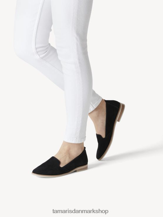 Tamaris Kvinder læder hjemmesko - sort XVXV8T874 sko