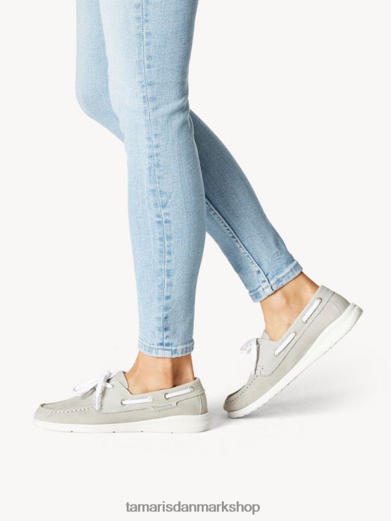 Tamaris Kvinder læder moccasin - grå/lys grå XVXV8T908 sko