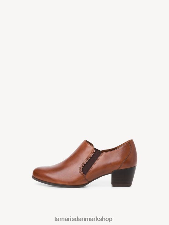 Tamaris Kvinder læder trotteur - brun/cognac XVXV8T2266 sko
