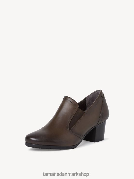 Tamaris Kvinder læder trotteur - grøn/khaki XVXV8T2350 sko