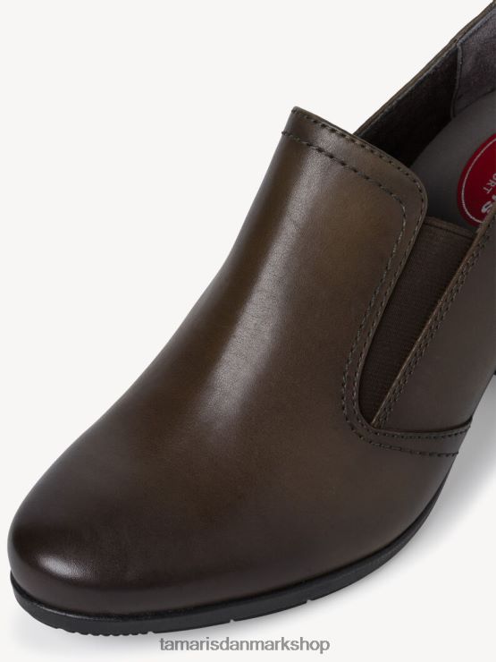 Tamaris Kvinder læder trotteur - grøn/khaki XVXV8T2350 sko