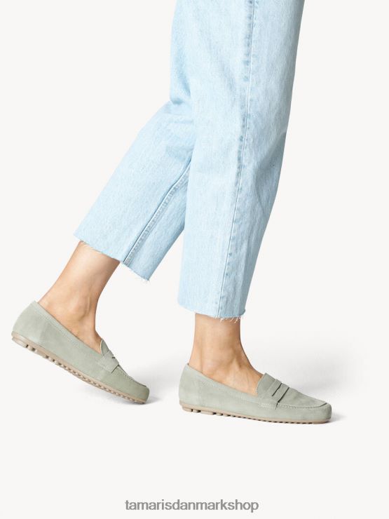 Tamaris Kvinder lædermoccasin - grøn/pistacchio XVXV8T2058 sko