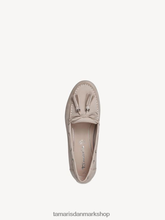 Tamaris Kvinder lædermoccasin - rose/pulver nubuc XVXV8T1442 sko