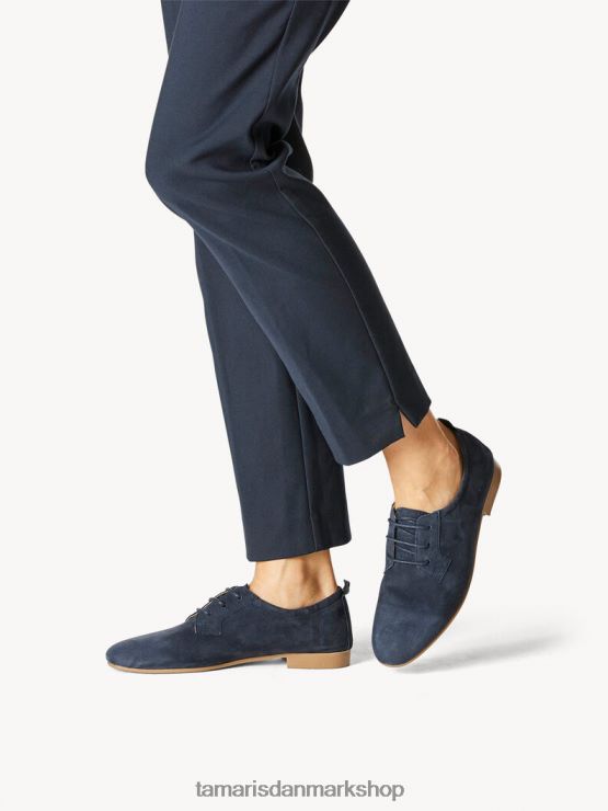 Tamaris Kvinder læder lave sko - blå/marineblå XVXV8T1800 sko