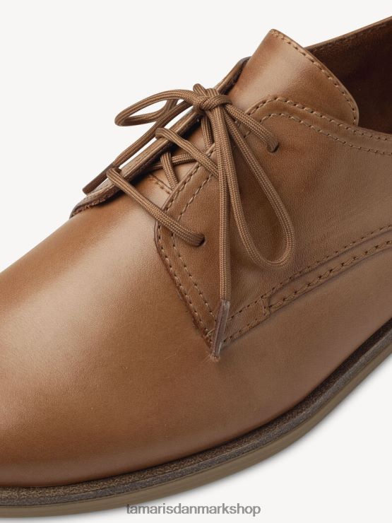 Tamaris Kvinder læder lave sko - brun/nødde læder XVXV8T686 sko