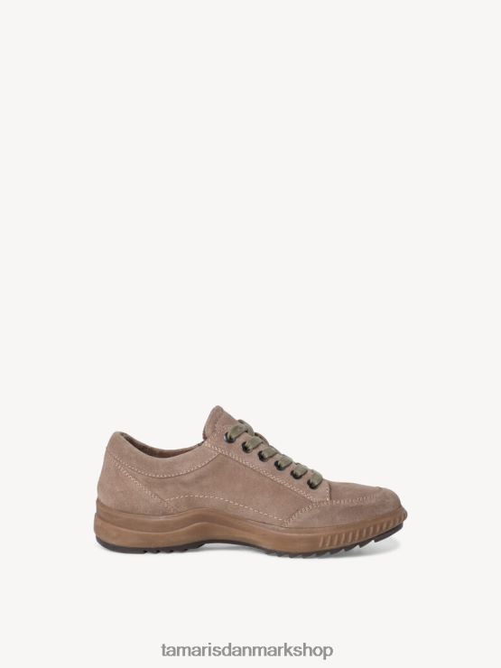Tamaris Kvinder læder lave sko - brun/taupe XVXV8T1599 sko