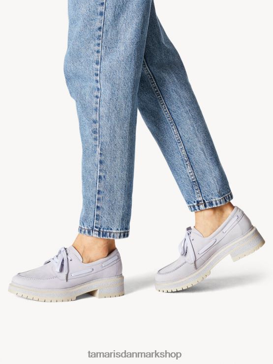Tamaris Kvinder læder lave sko - lilla/lavendel XVXV8T1082 sko