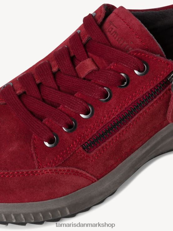 Tamaris Kvinder læder lave sko - rød/brand XVXV8T1394 sko