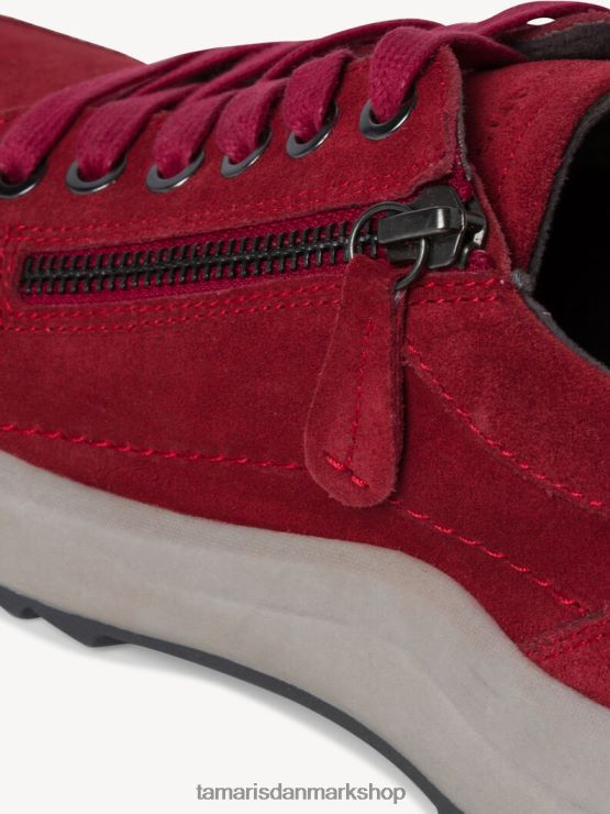 Tamaris Kvinder læder lave sko - rød/brand XVXV8T2067 sko