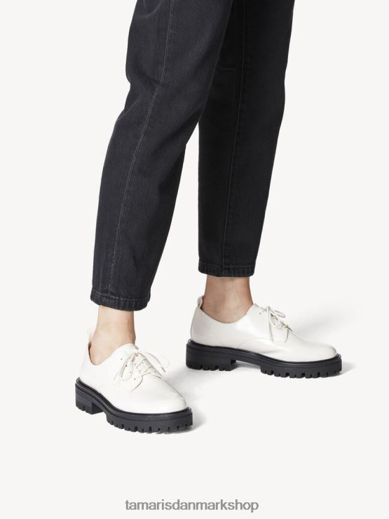 Tamaris Kvinder lave sko - beige/elfenben patent XVXV8T682 sko