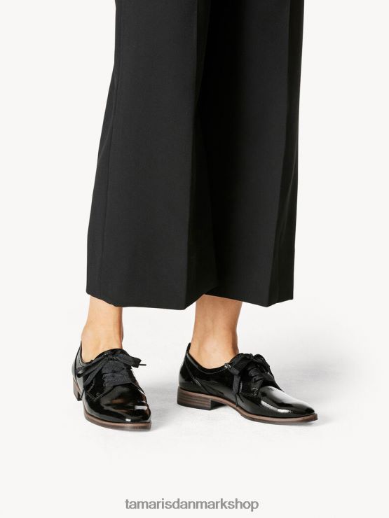 Tamaris Kvinder lave sko - sort/sort patent XVXV8T1071 sko