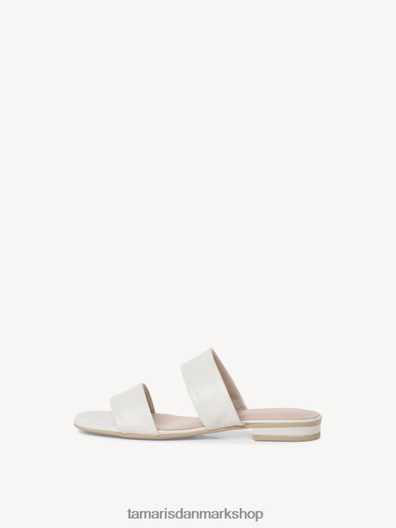 Tamaris Kvinder læder mule - hvid/hvid læder XVXV8T243 sko