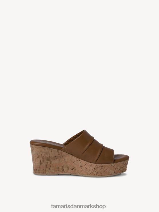 Tamaris Kvinder lædermule - beige/cuoio XVXV8T230 sko