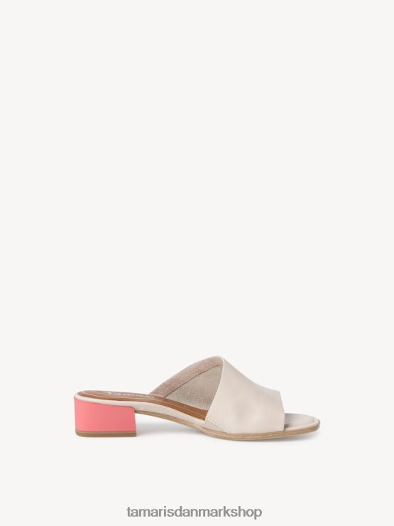 Tamaris Kvinder lædermule - beige/elfenben XVXV8T1840 sko