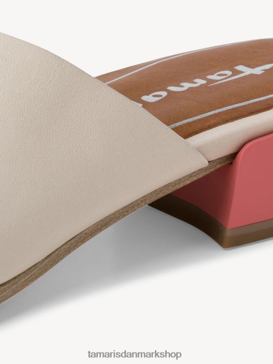 Tamaris Kvinder lædermule - beige/elfenben XVXV8T1840 sko