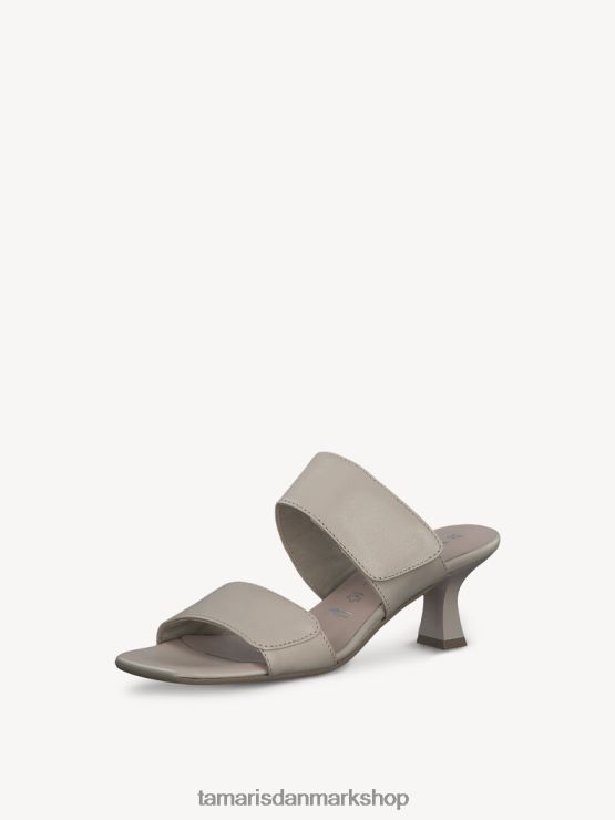 Tamaris Kvinder lædermule - beige/elfenben XVXV8T2341 sko