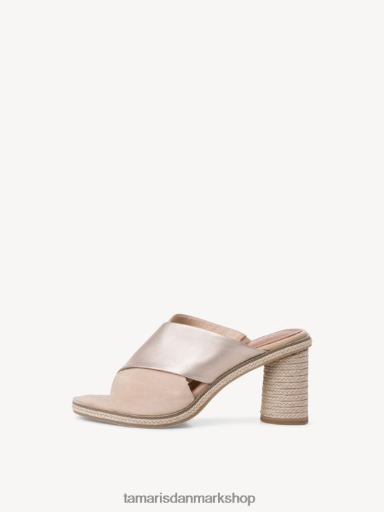 Tamaris Kvinder lædermule - beige/sand XVXV8T830 sko