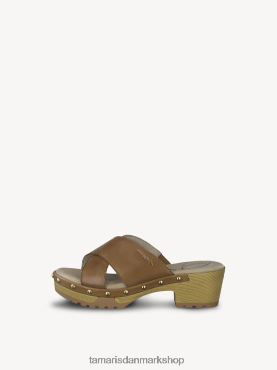Tamaris Kvinder lædermule - brun/cognac XVXV8T1130 sko