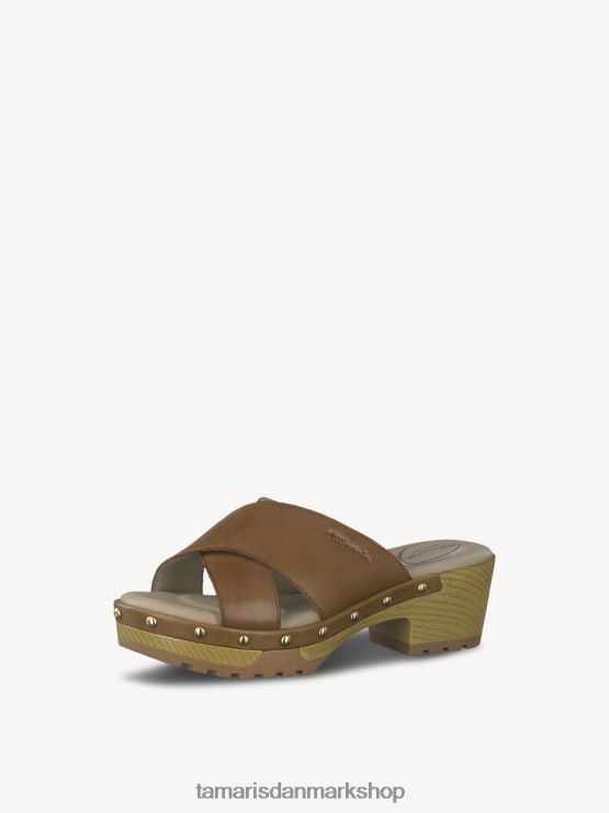 Tamaris Kvinder lædermule - brun/cognac XVXV8T1130 sko