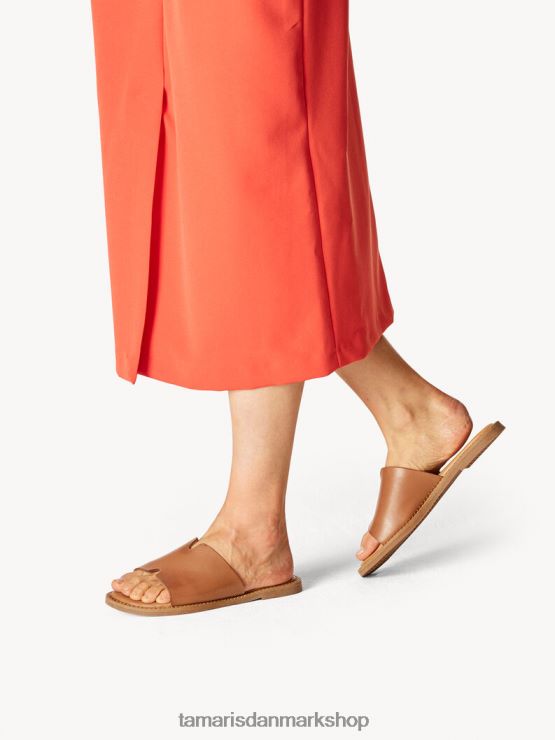 Tamaris Kvinder lædermule - brun/cognac XVXV8T1370 sko