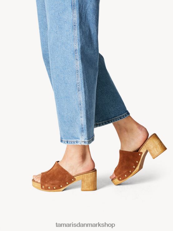 Tamaris Kvinder lædermule - brun/cognac XVXV8T1600 sko