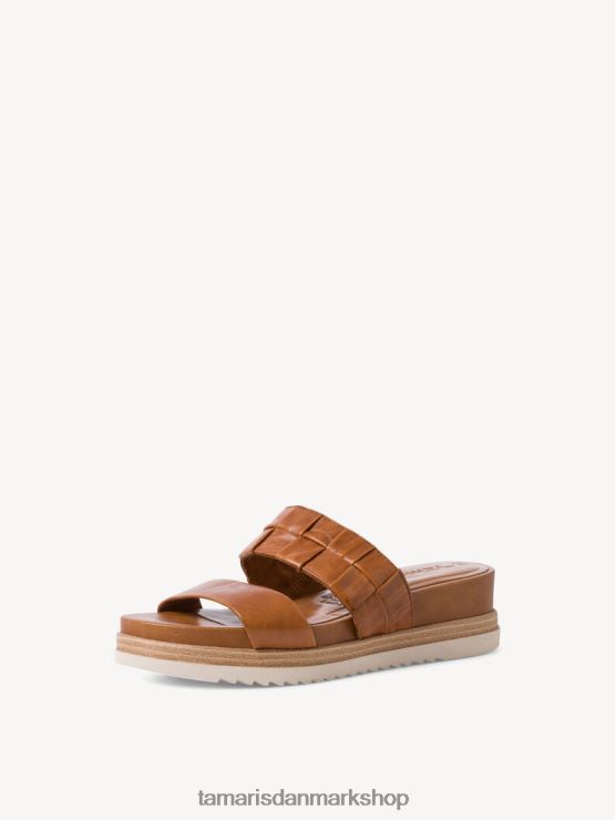 Tamaris Kvinder lædermule - brun/cognac XVXV8T213 sko