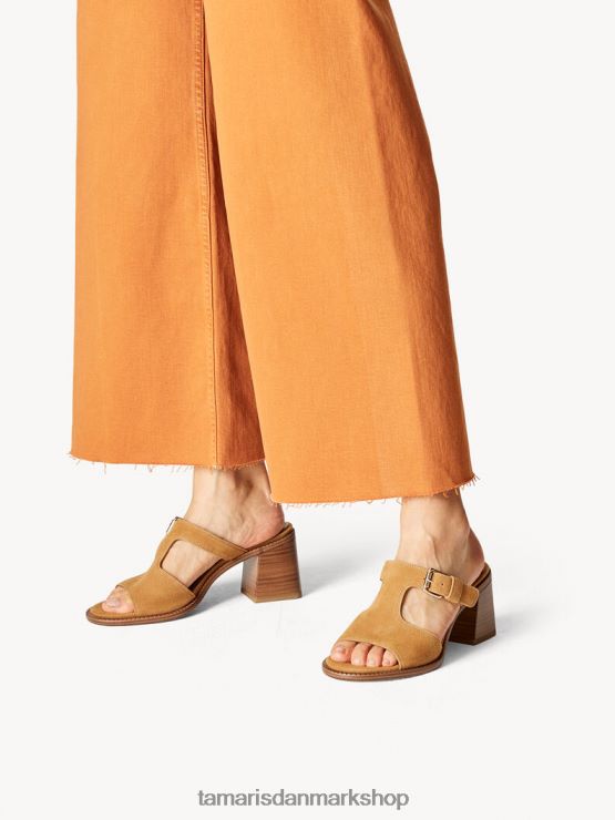 Tamaris Kvinder lædermule - brun/kamel XVXV8T1152 sko