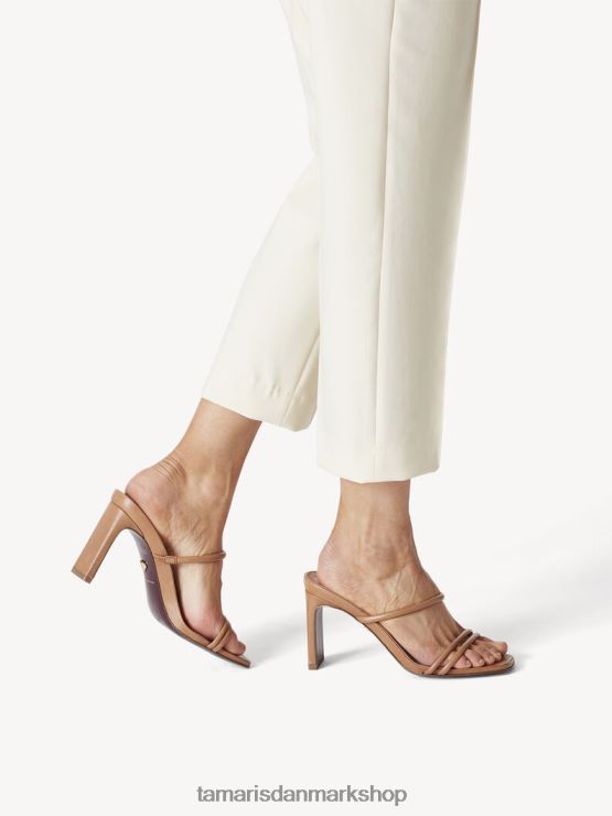 Tamaris Kvinder lædermule - brun/møtrik XVXV8T2141 sko