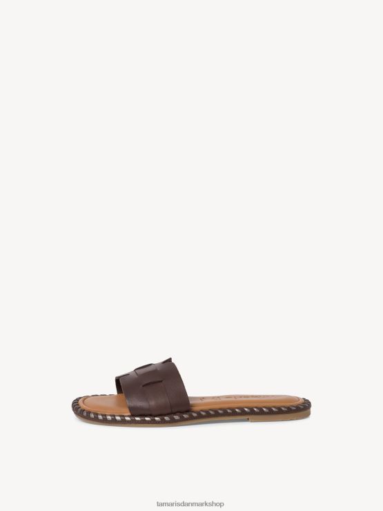 Tamaris Kvinder lædermule - brun/mocca XVXV8T340 sko