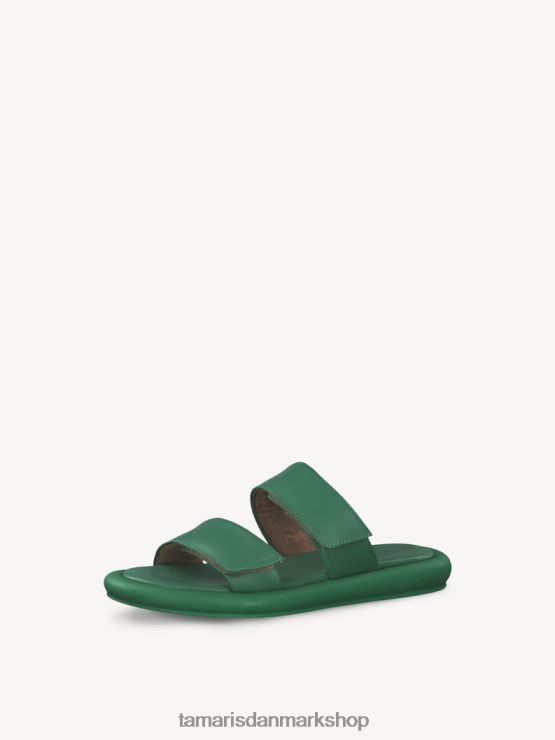 Tamaris Kvinder lædermule - grøn XVXV8T1305 sko