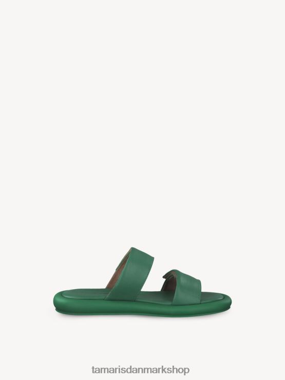 Tamaris Kvinder lædermule - grøn XVXV8T1305 sko