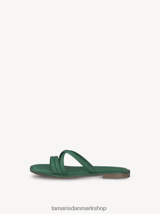 Tamaris Kvinder lædermule - grøn XVXV8T1636 sko